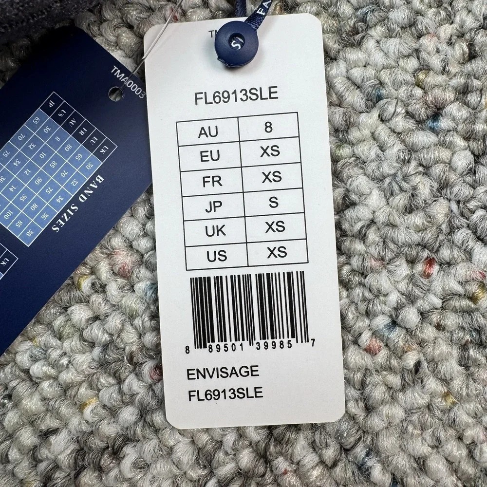 Fantasie Envisage Bralette Womens Bra XS Wirefree Lace Gray Blue FL6913 NWT